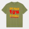 Heavyweight Cotton Unisex Garment Dyed T-Shirt Thumbnail
